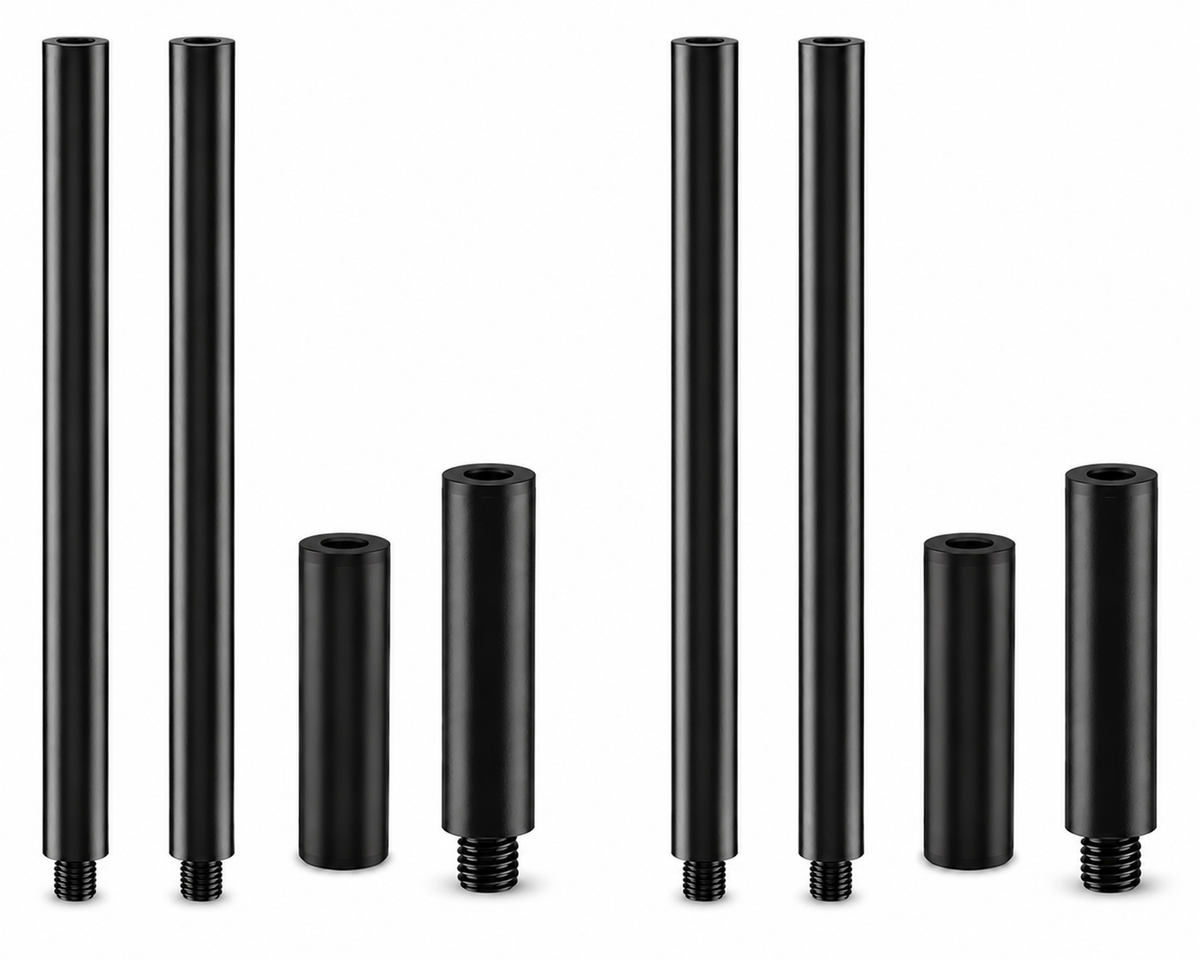 2 MR DJ SS45 36"/38mm Subwoofer Speaker Pole M20 Threaded & Mount Dual 35mm/38mm