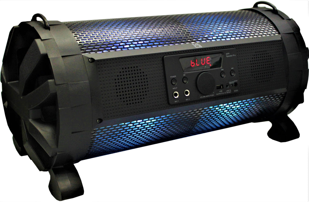 MR DJ MEGATUBE<br/> Loud Boombox Bluetooth LED APP Portable Speaker USB