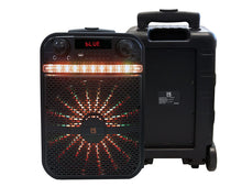 Load image into Gallery viewer, MR DJ AXL Bluetooth Speaker&lt;BR/&gt; 10&quot; Portable Speaker with Bluetooth, Rechargeable Battery and App Control