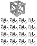 MR Truss TJB4W<BR/> Universal Corner Junction Block Box 1Way-6Way with 16 Half Conical Couplers for 4Way Installation