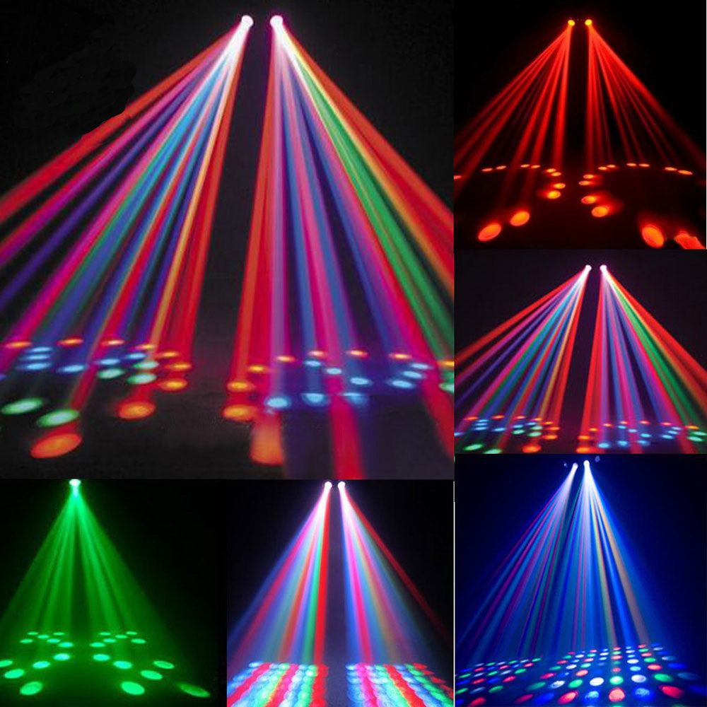 MR DJ DOUBLESHOOTER LED Lighting<br/> 2 Eyes DMX512 Stage Lighting 102 LED Lights Party DJ Disco KTV Show 4CH