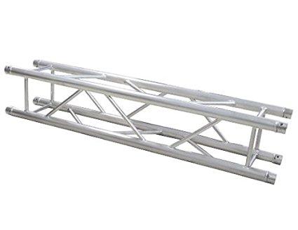 MR TRUSS TSQ715 7.15' x 12" Universal Straight Square Tubing Box Aluminum Lighting Trussing Segment for Pro Lighting