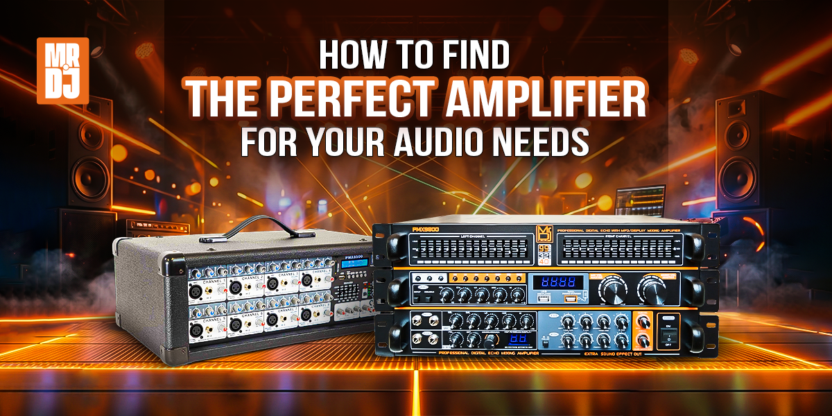 How to find the perfect amplifier for your audio needs with professional audio equipment.