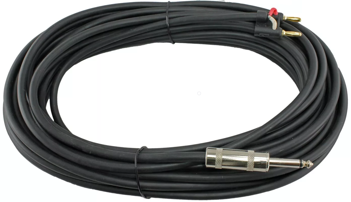 Banana Plug to 1/4"
