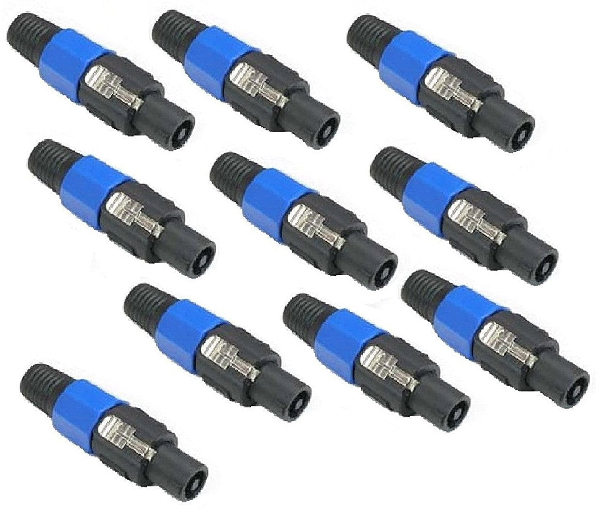 10 MR DJ Conductor Speaker Cable Male Connector End Fit SPEAKON Audio Loudspeaker