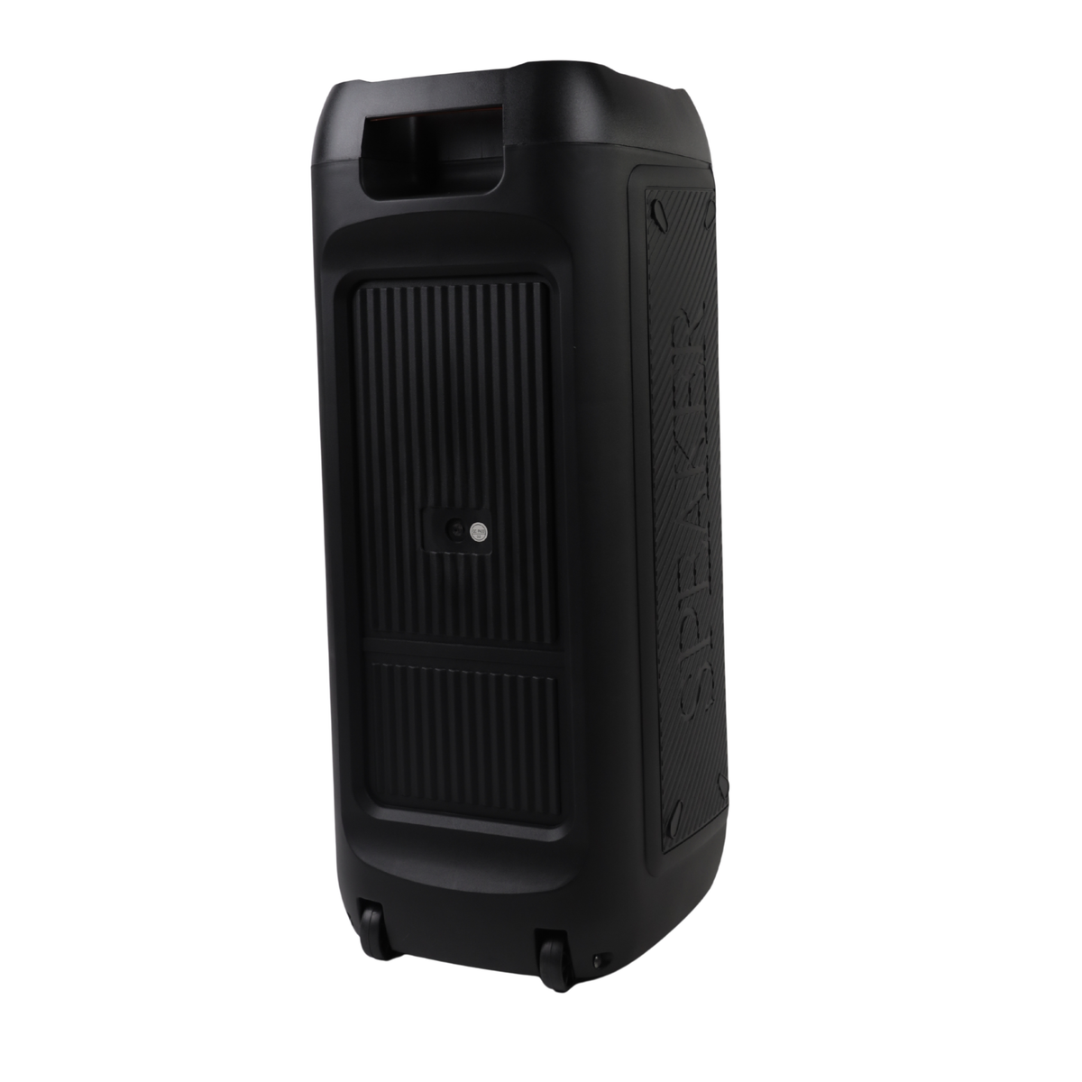 MR DJ FLAME3200 8" X 2 Rechargeable Portable Bluetooth Karaoke Speaker with Party Flame Lights Microphone TWS USB FM Radio