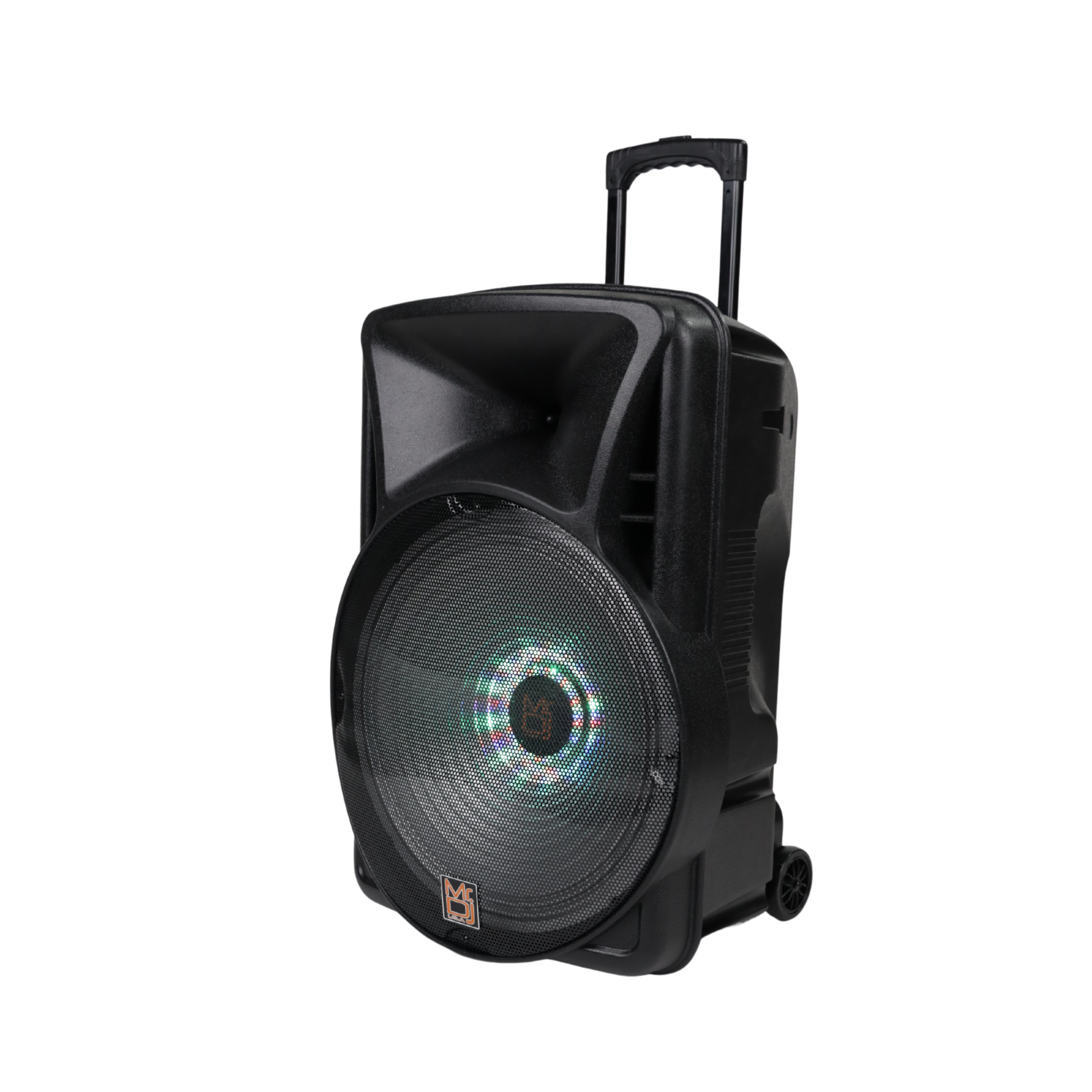 MR DJ DJ18BAT+ 18" Portable Trolley PA DJ Active Powered Bluetooth TWS Speaker 5000 Watts LCD/MP3/USB/micro SD