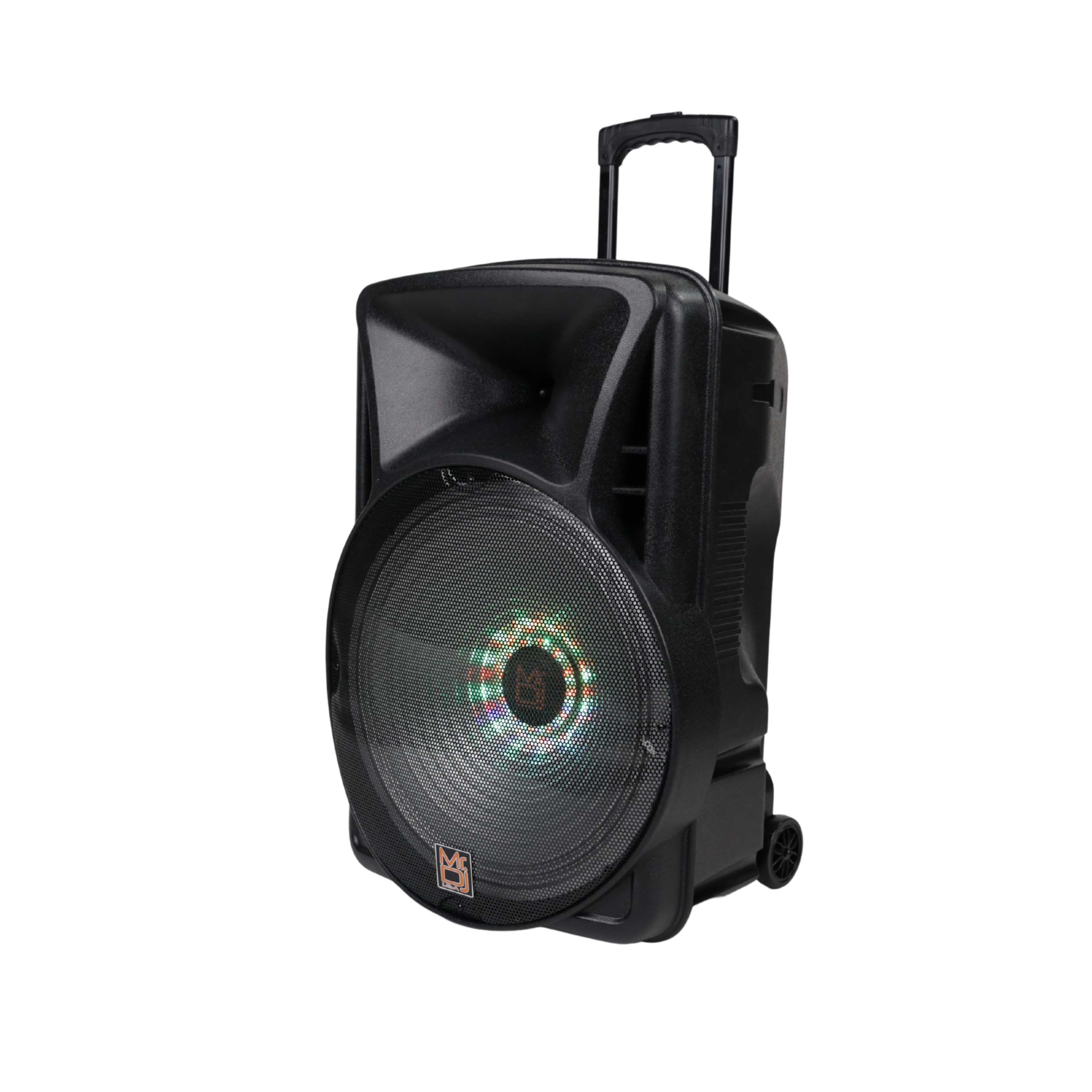MR DJ DJ18BAT+ 18" Portable Trolley PA DJ Active Powered Bluetooth TWS Speaker 5000 Watts LCD/MP3/USB/micro SD