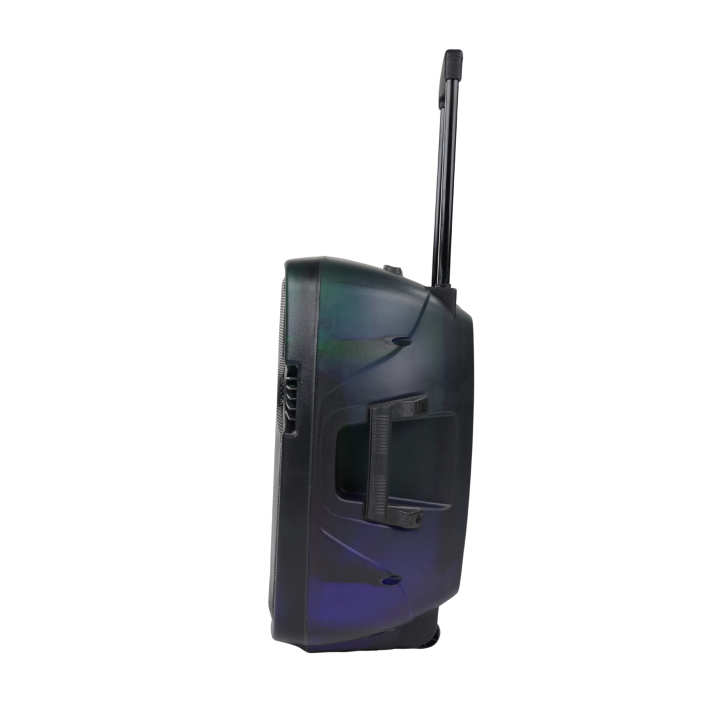 MR DJ PL15FLAME 15" Portable Translucent Trolley PA DJ Active Powered Bluetooth TWS Speaker 3500 Watts LCD/MP3/USB/micro SD