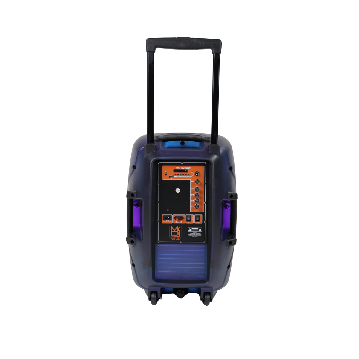 MR DJ PL15FLAME 15" Portable Translucent Bluetooth Speaker