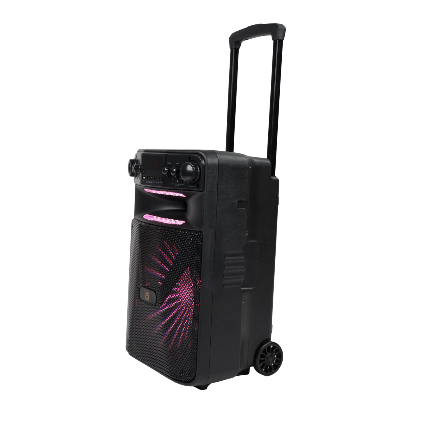 MR DJ ART 12" Portable Rechargeable Bluetooth PA Karaoke Loud Party Speaker with App Control