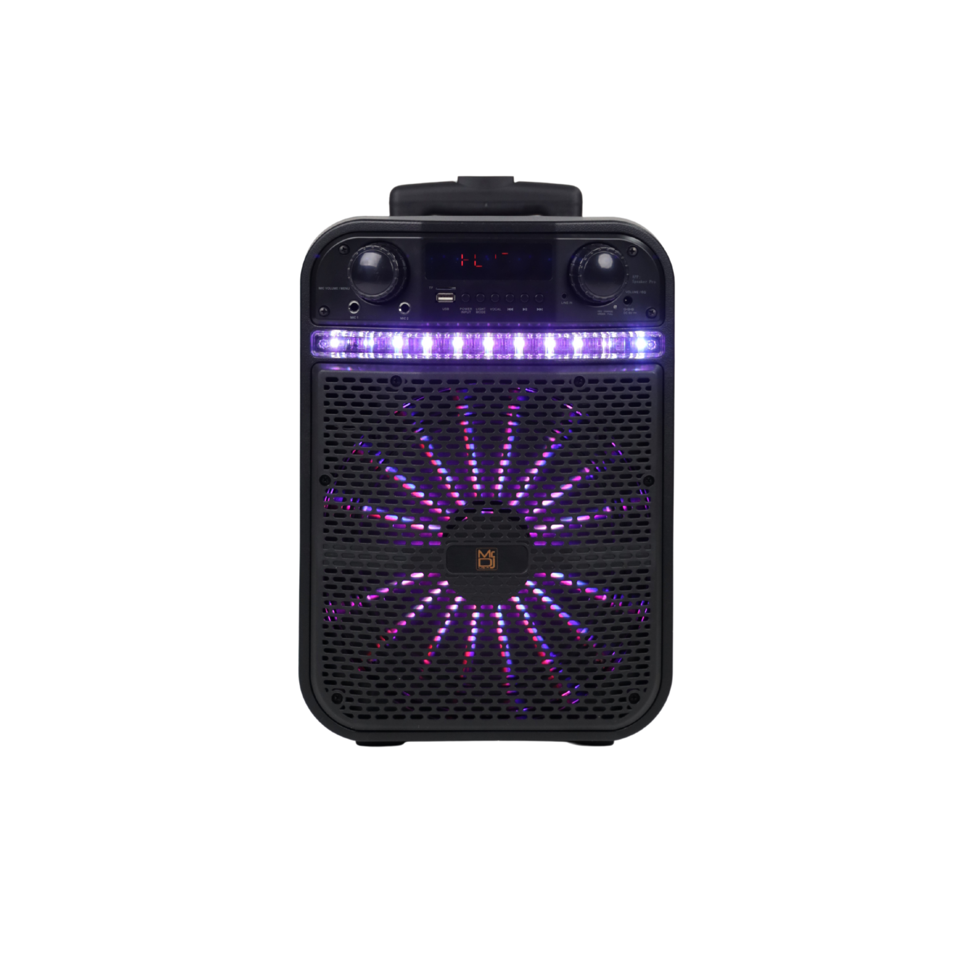 MR DJ AXL 10" Portable Bluetooth Rechargeable Speaker with App Control