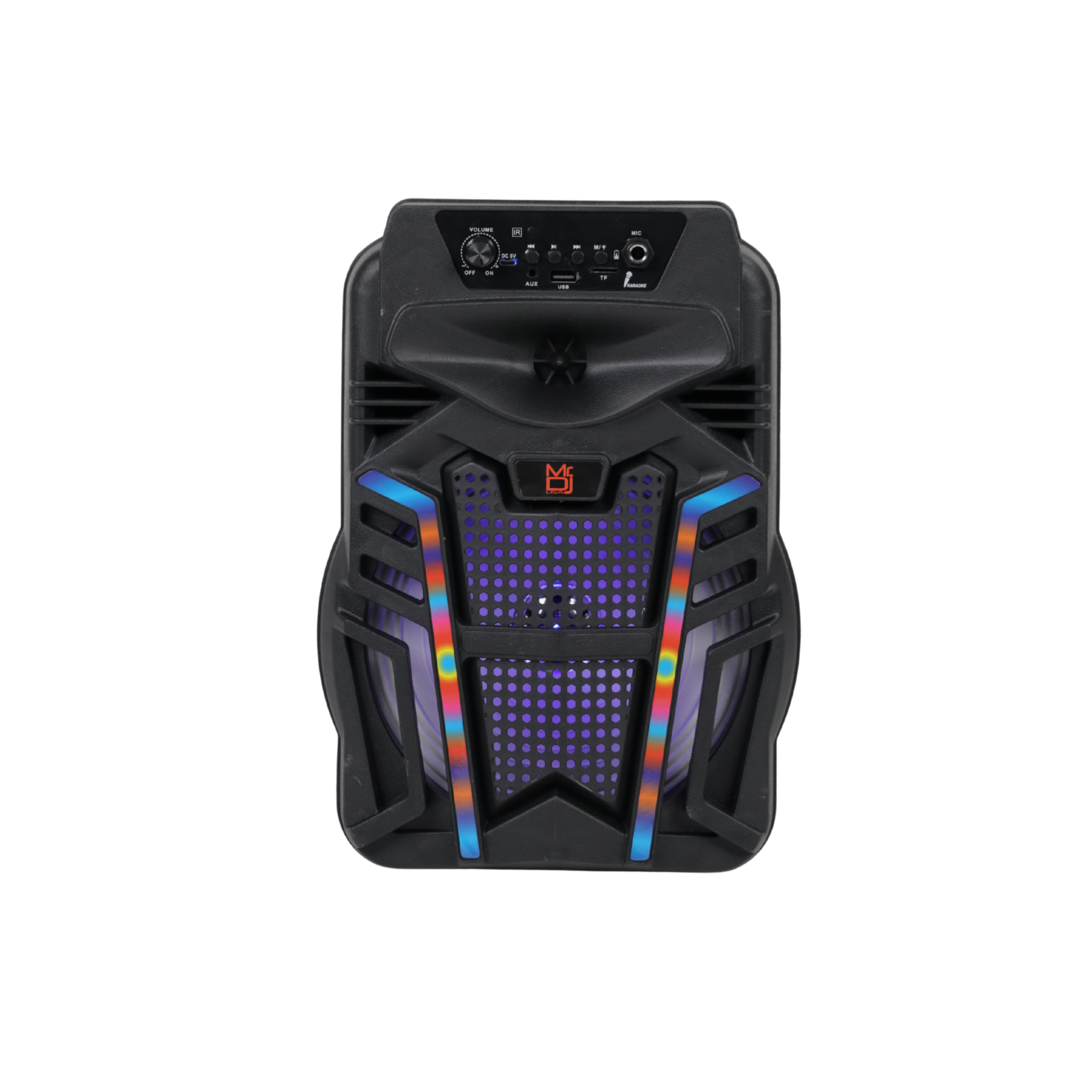 Mr. Dj BOSTON 8" Portable Bluetooth Wireless Speaker<br/> 8" Portable Active Powered Bluetooth TWS Speaker with 2000 Watts MP3/USB/micro SD