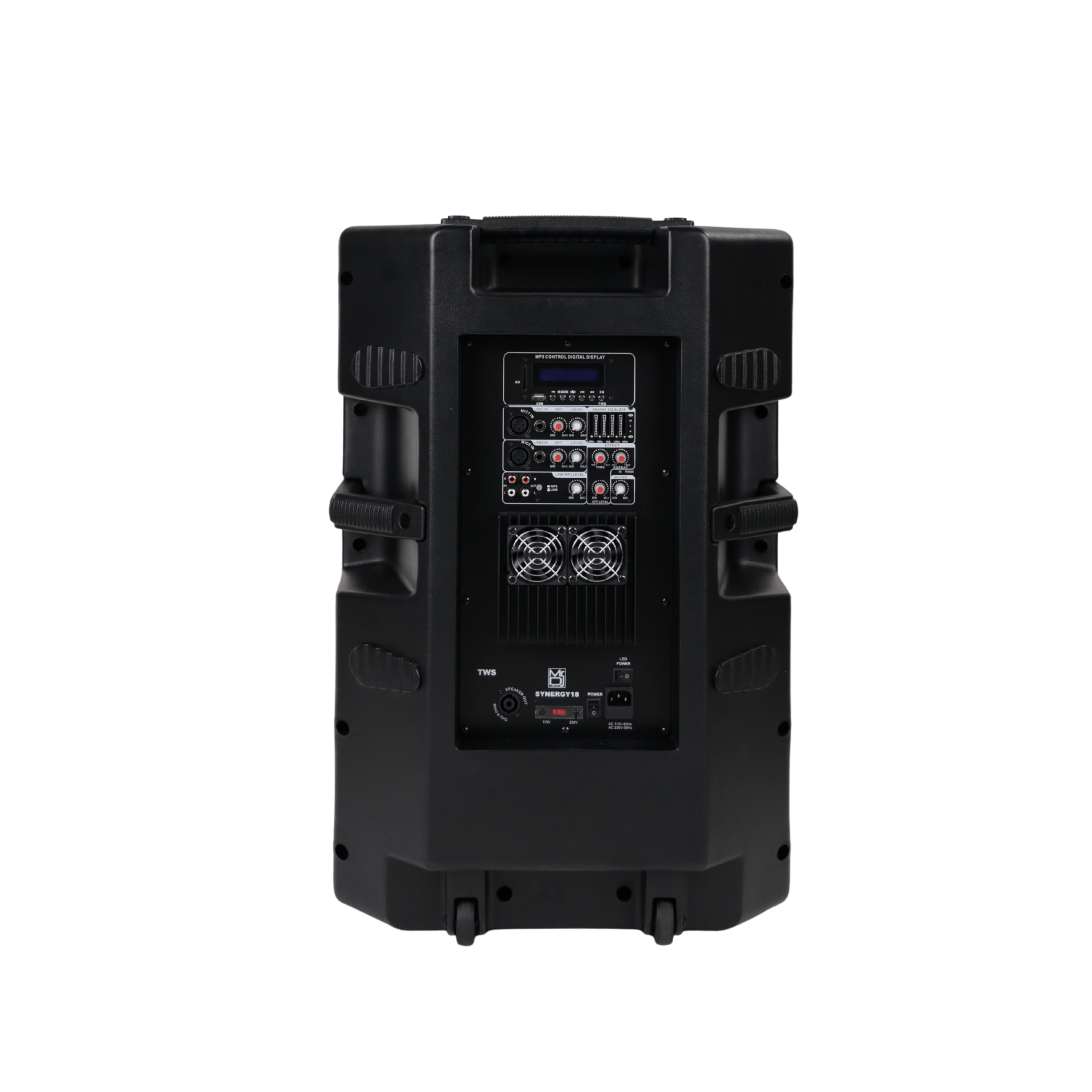 MR DJ SYNERGY18 18" 5500W PRO PA DJ Powered Loudspeaker Portable Speaker System