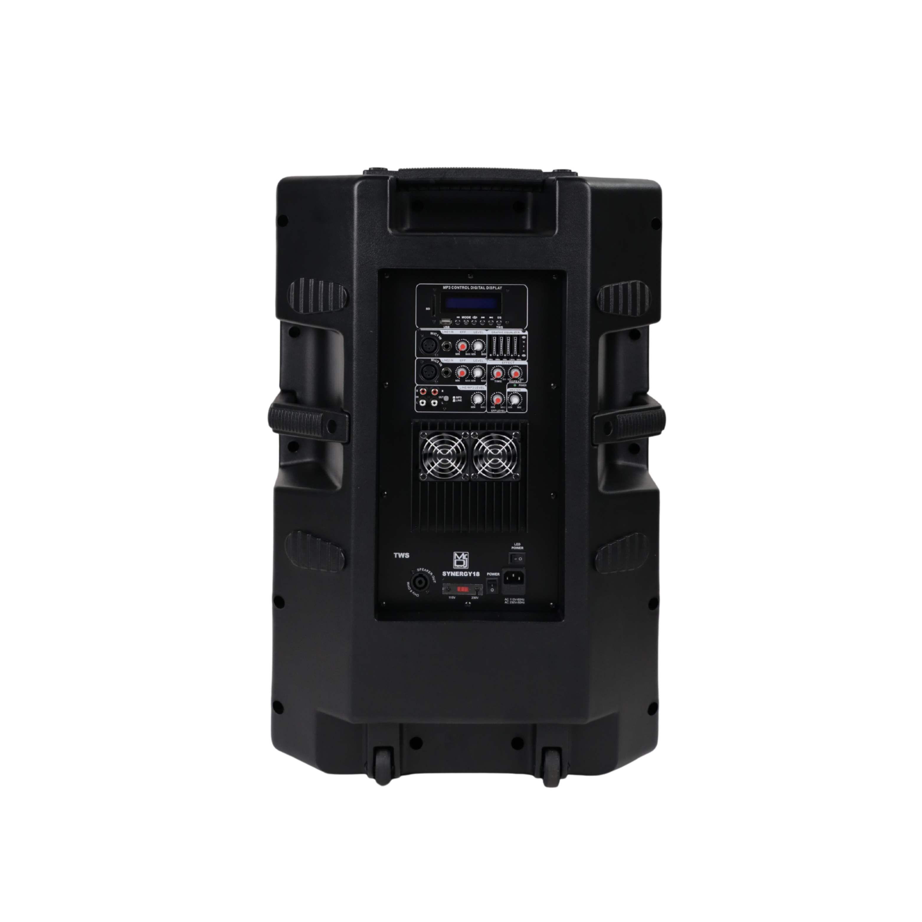 MR DJ SYNERGY18 18" 5500W PRO PA DJ Powered Loudspeaker Portable Speaker System