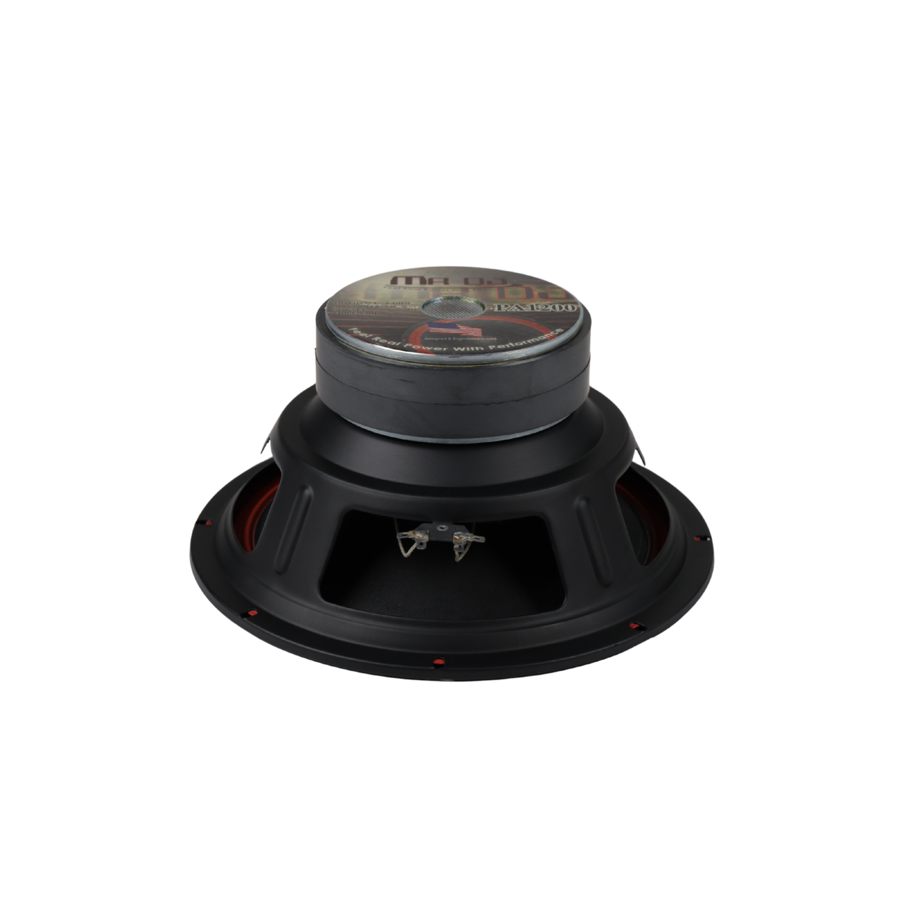 MR DJ PA1200 12" 800W 100 Oz. 8-Ohms Dual Magnet Universal PRO PA/DJ Raw Woofer Subwoofer