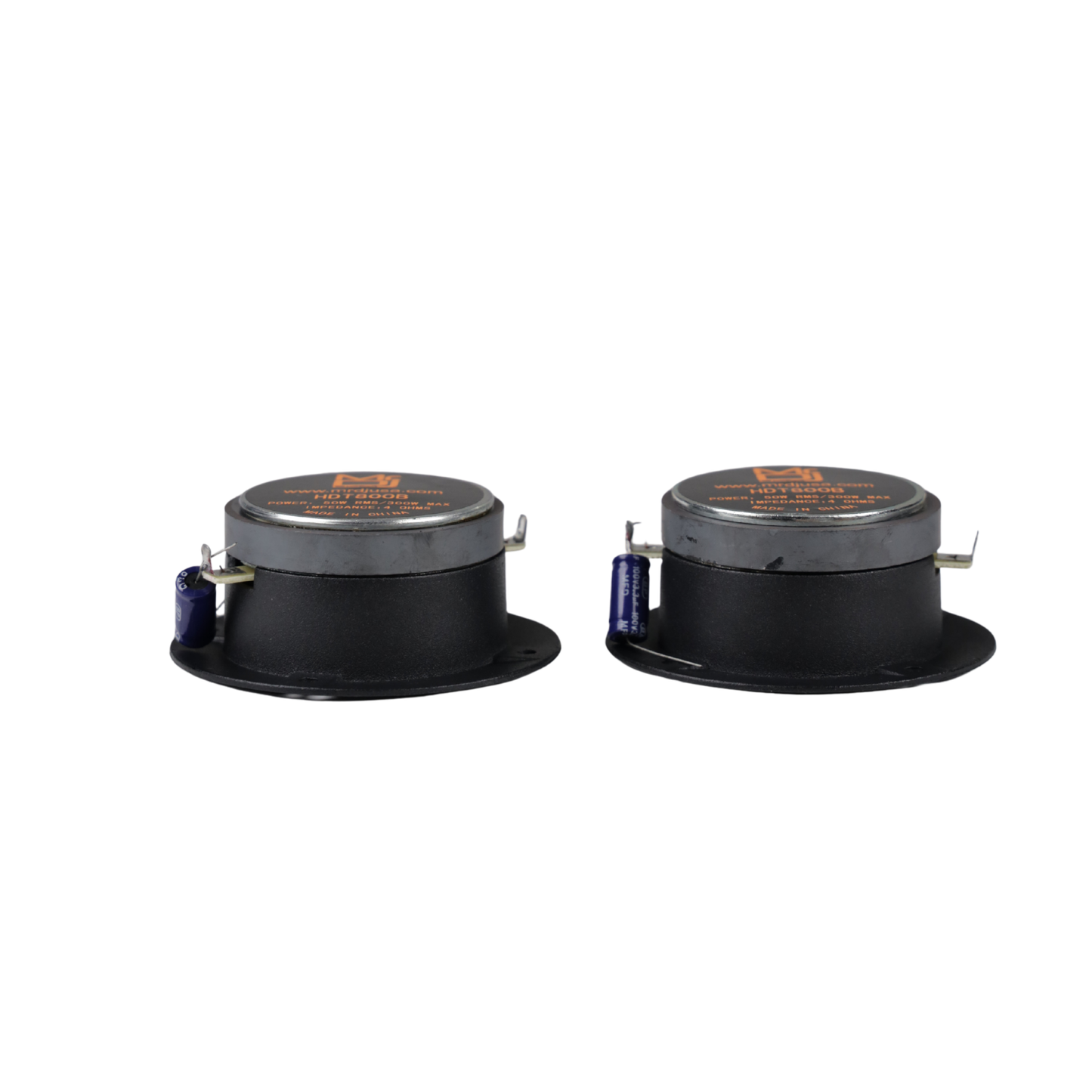 MR DJ HDT800B Pair 4" Speaker Size 400 Watt High Compression Aluminum Titanium Bullet Super Tweeter