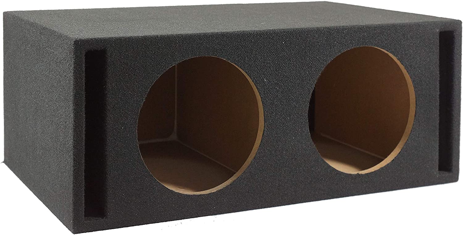 MK Audio MPSD12 Dual 12" Slot Vented Ported Universal Subwoofer Sub Enclosure Empty Box