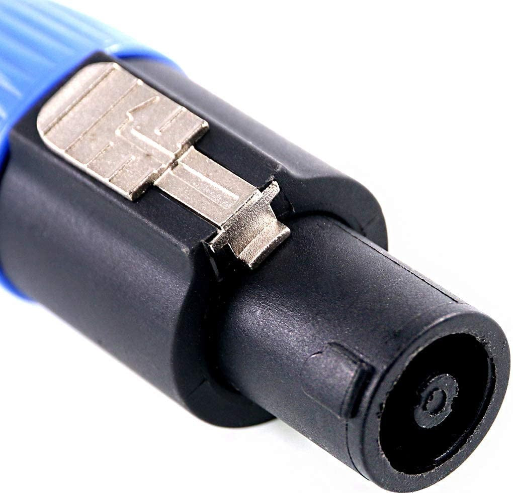 MR DJ USA SPMH2 2-Pack 4-Pole Speakon Male Speaker Cable Connectors