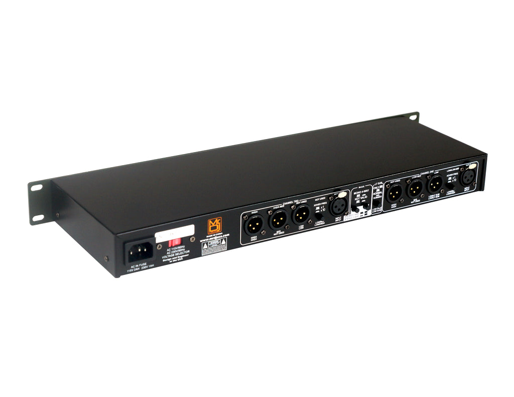 MR DJ 234XO 2/3-way Stereo, 4-way Mono Crossover