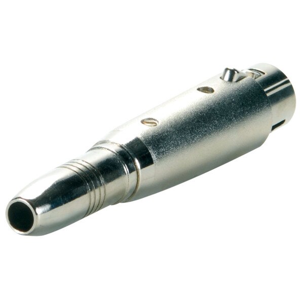 8 MR DJ QTXLRF1 XLR Female to 1/4" Stereo Female Adapter Converter Gender Audio Coupler