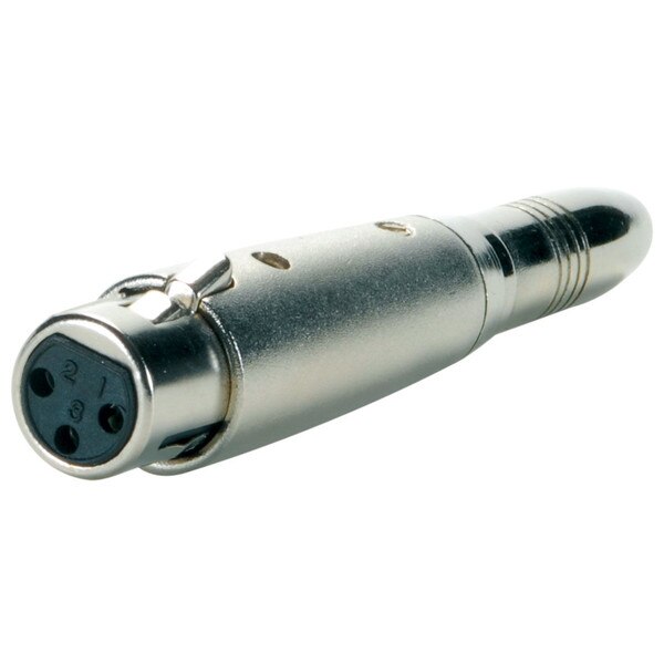 2 MR DJ QTXLRF1 XLR Female to 1/4" Stereo Female Adapter Converter Gender Audio Coupler