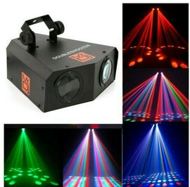 MR DJ DOUBLESHOOTER 2 Eyes DMX512 Stage Lighting 102 LED Lights Party DJ Disco KTV Show 4CH