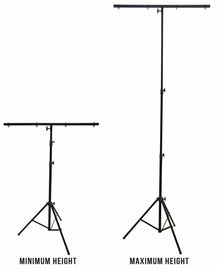 MR DJ LS-100 9 FT Pro DJ Lighting Tripod & T-Bar Light Stand Cross BAR
