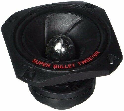 2 MR DJ COMPRESSOR TWEETER TWS400 - 400 Watts, Black