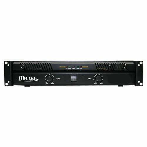 MR DJ AMP-8800 2500W MAX, 2-channel 1200 watts RMS bridgeable dynamic series PA DJ power amplifier
