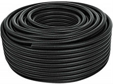 Load image into Gallery viewer, Absolute SLT14BK 100' 1/4" 6.35mm Black Split Wire Loom Conduit Tubing Sleeve Tube