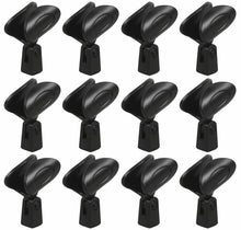 Load image into Gallery viewer, 12 MR DJ MC02 Universal Microphone Clip Flex Plastic + Copper Threading