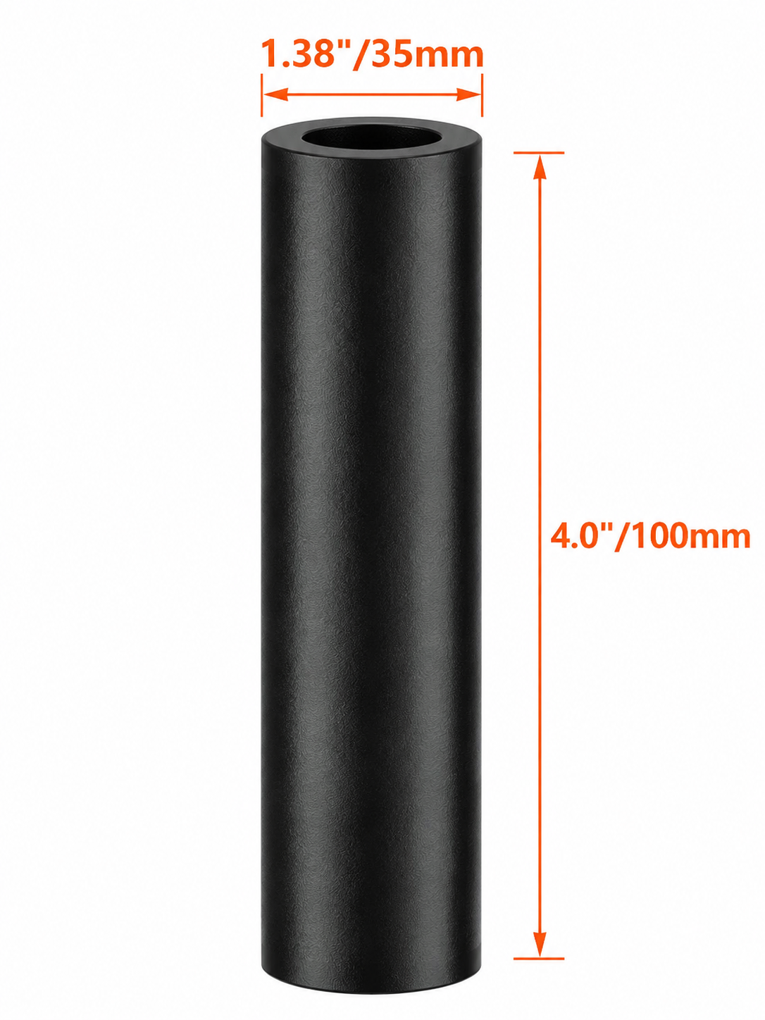 MR DJ SS20 4" Extended 35mm Speaker Pole Extension Heavy-Duty Steel Speaker Pole Extender