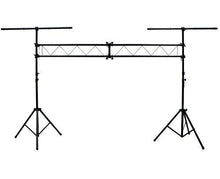 Load image into Gallery viewer, 10 Feet Lighting Stand 10Feet Mobile Portable Dj Band PRO Audio PA DJ Light Lighting Stage Fixture Truss Stand with T-Bar Trussing Stage System