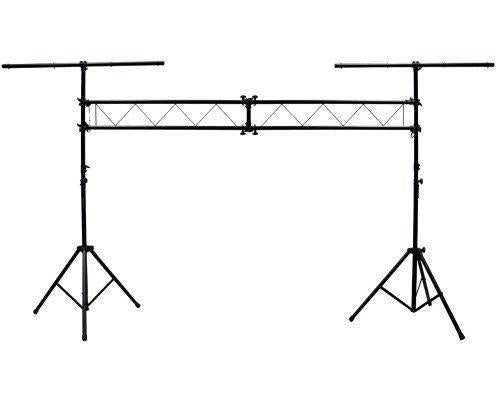MR DJ LS560 lighting truss package featuring dual tripod stands and adjustable height for professional lighting setups.
