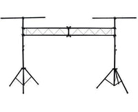 MR DJ LS560 lighting truss package featuring dual tripod stands and adjustable height for professional lighting setups.
