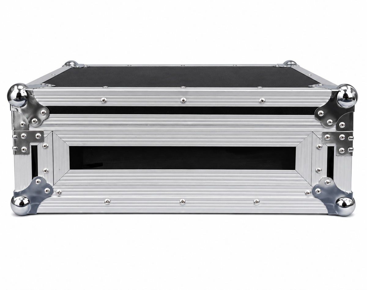 MR DJ CASE500 Universal Flight Chest Style DJ Coffin Case Removable Cover Foam Interior Lockable Butterfly Latches