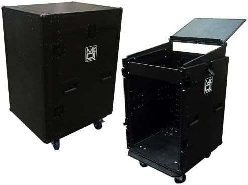 MR DJ CASE5500BK Flight Chest Style DJ Case with Mixer/CD Case