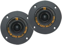 Load image into Gallery viewer, Pair 4" Speaker Size 400 Watt High Compression Aluminum Titanium Bullet Super Tweeter
