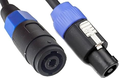 MR DJ CSMSF3 3 Feet PRO PA DJ Speakon Male to Speakon Female Speaker Cable