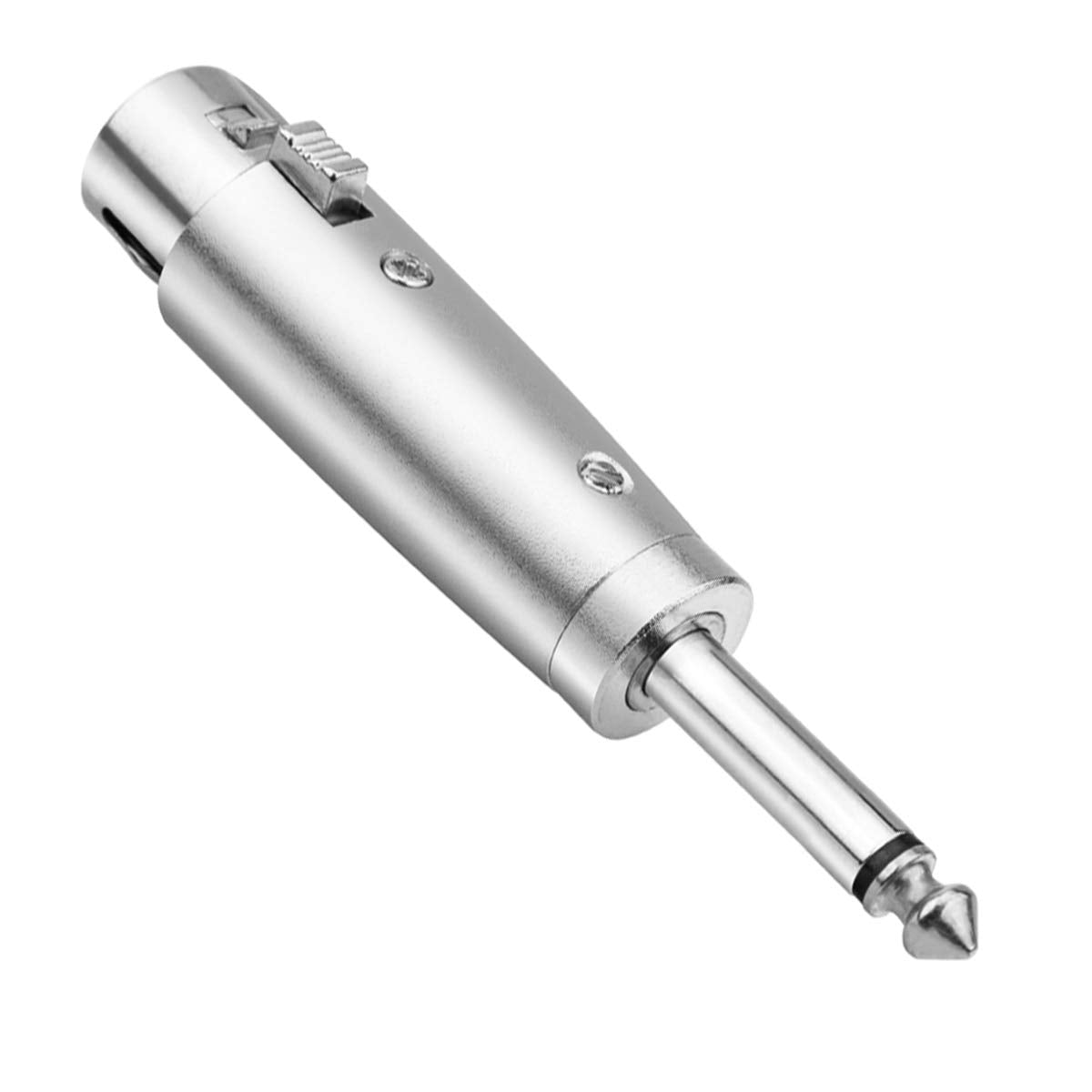 4 MR DJ QTMXLRF1 XLR Female to 1/4" Mono Male Adapter Converter Gender Audio Coupler