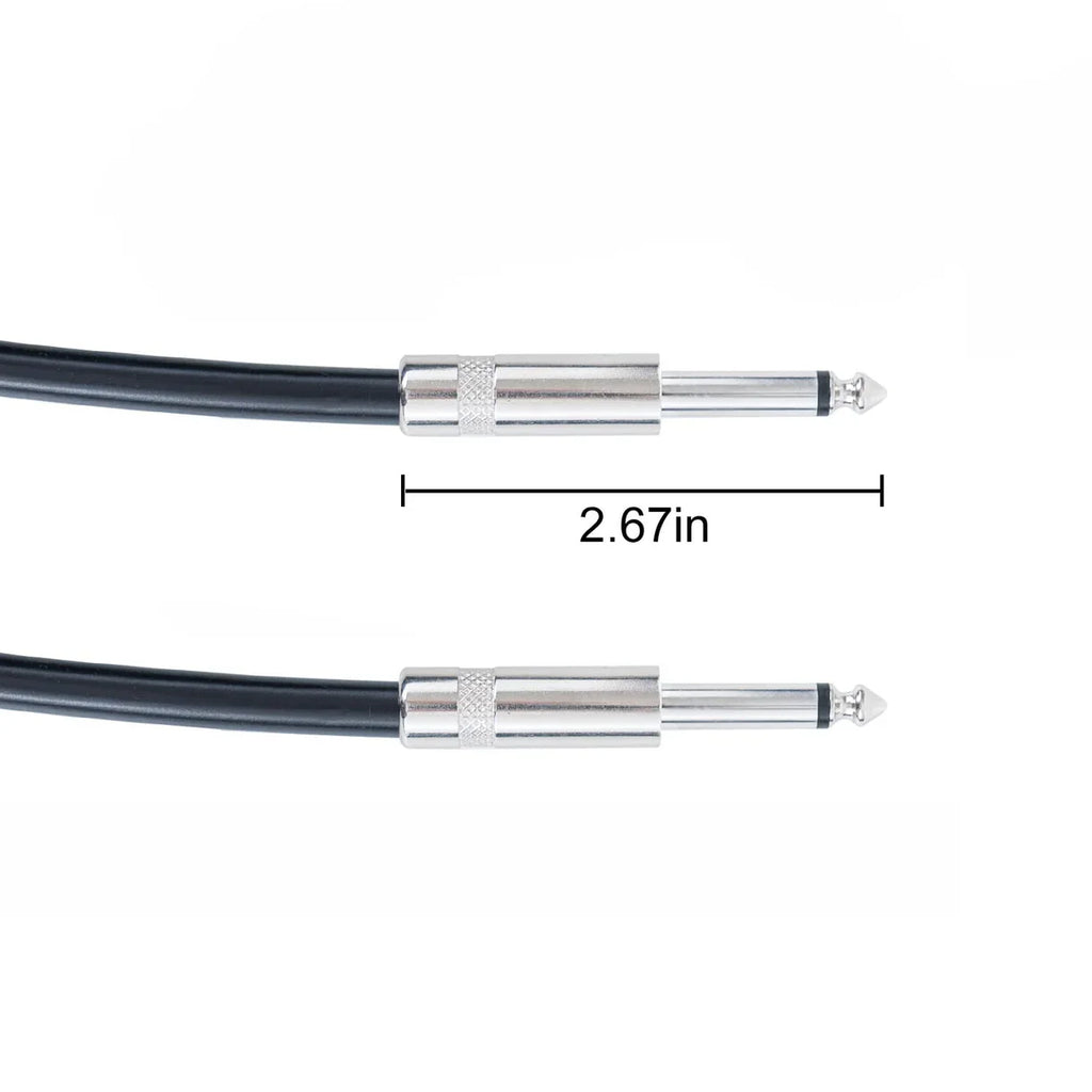 Absolute ASKJ-603 Speaker Cable Wire 1/4 inch TS to Same 3 feet