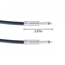 Load image into Gallery viewer, Absolute ASKJ-603 Speaker Cable Wire 1/4 inch TS to Same 3 feet