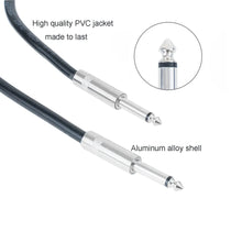 Load image into Gallery viewer, Absolute ASKJ-603 Speaker Cable Wire 1/4 inch TS to Same 3 feet