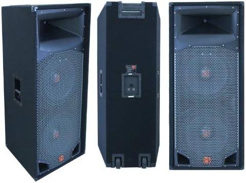 2 MR DJ COMSD15 Dual 15" Professional Passive PA Speaker 5000W