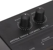 Load image into Gallery viewer, MR DJ PP500 Phono Turntable Preamp Input /TRS Output Stereo Knob Control Mini Record Player Preamplifier