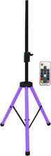 Load image into Gallery viewer, 2 MR DJ SS700LED Universal Light Up Multi Color LED Speaker Stands w/Remote