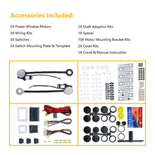 Load image into Gallery viewer, MK Audio MK-HW600 Universal Electric Power Window Conversion Kit for 2-Door Vehicles