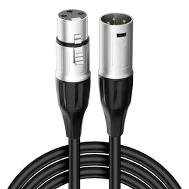 MR DJ CXMXF100 100' XLR Male to XLR Female Microphone Balanced Instrumental Dj XLR Interconnect Cable