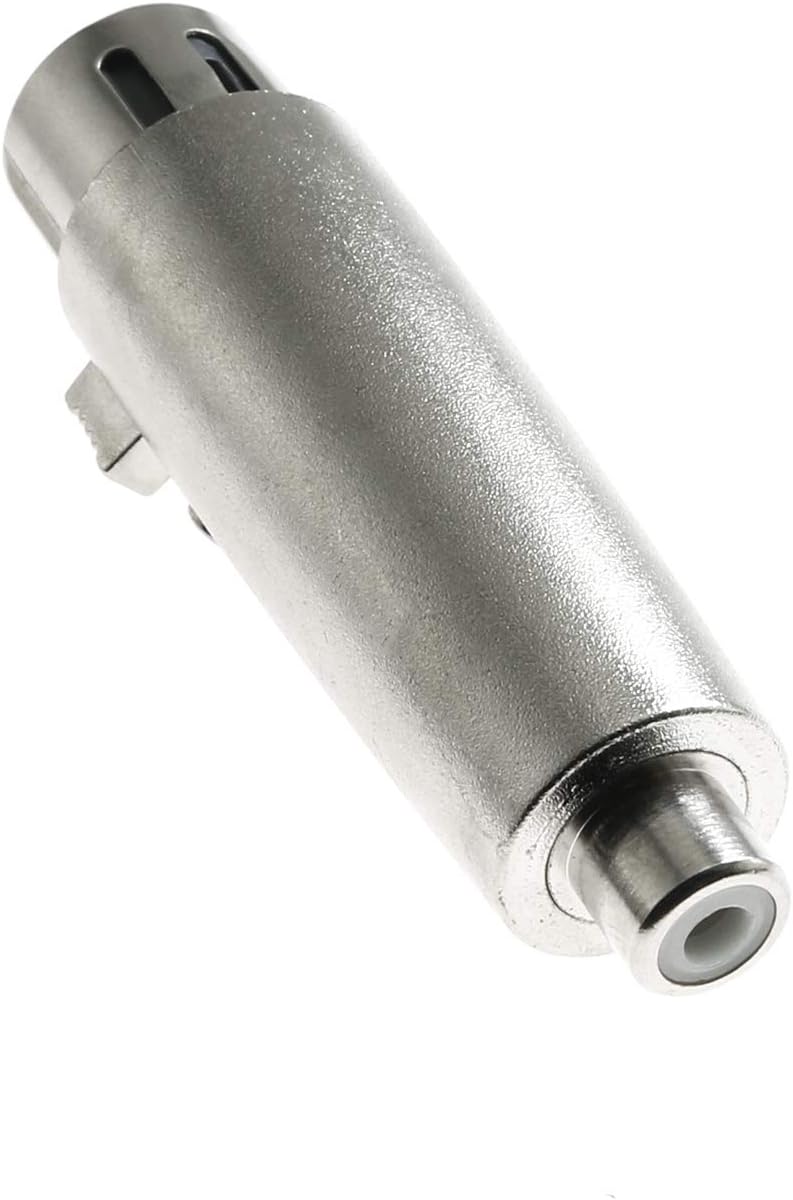 2 MR DJ RCAXLRF1 XLR Female to RCA Female Adapter Converter Gender Audio Coupler